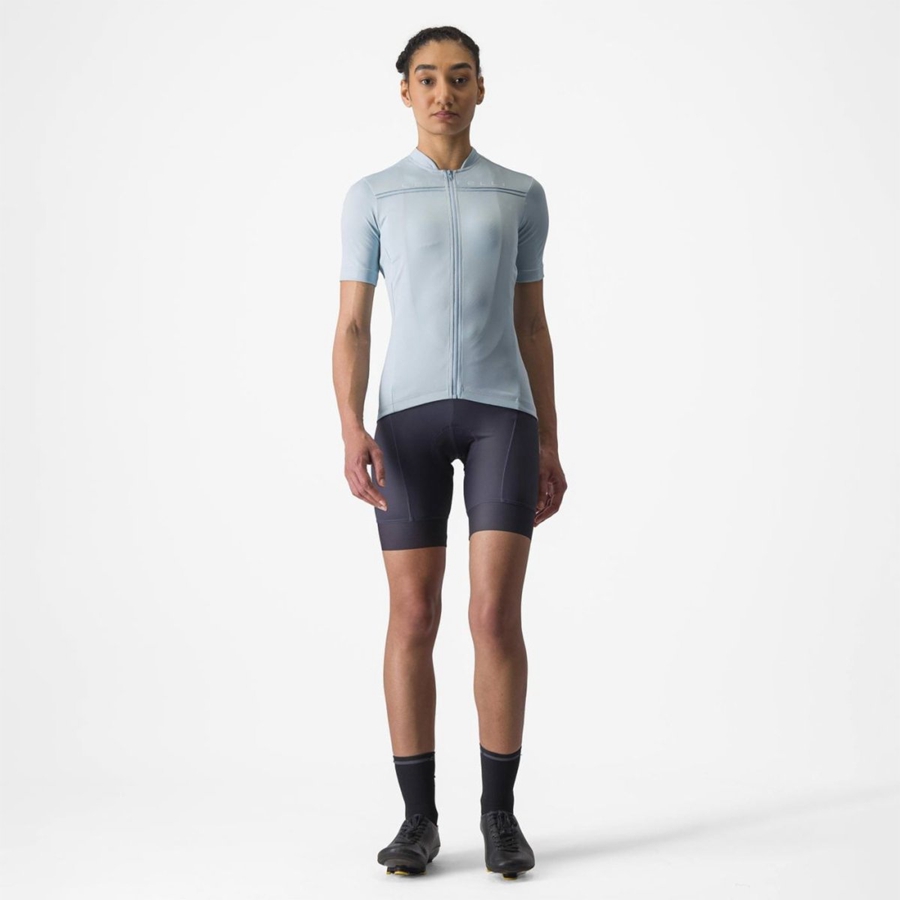 Castelli ANIMA 4 Women Jersey Blue | OM6079148