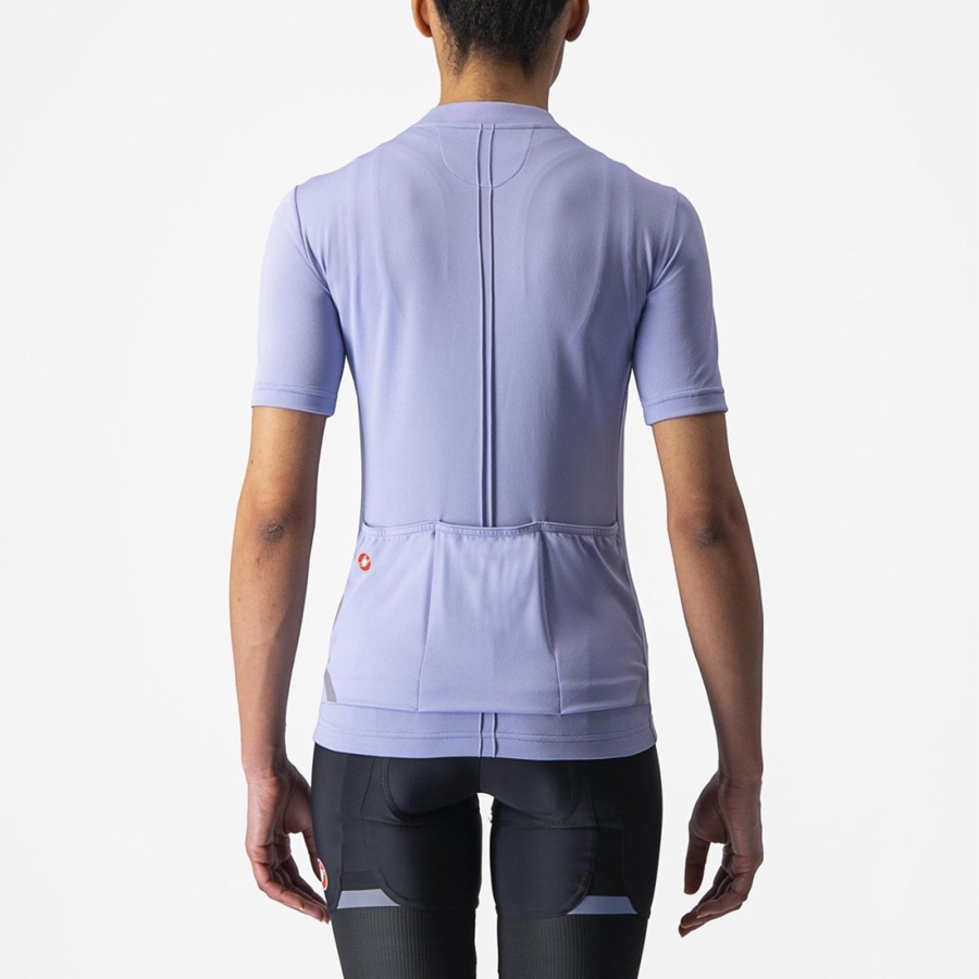 Castelli ANIMA 4 Women Jersey Purple White | RL8052719