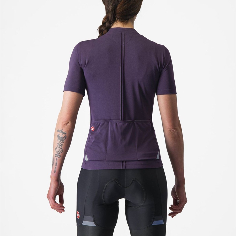 Castelli ANIMA 4 Women Jersey Purple | DL6270498