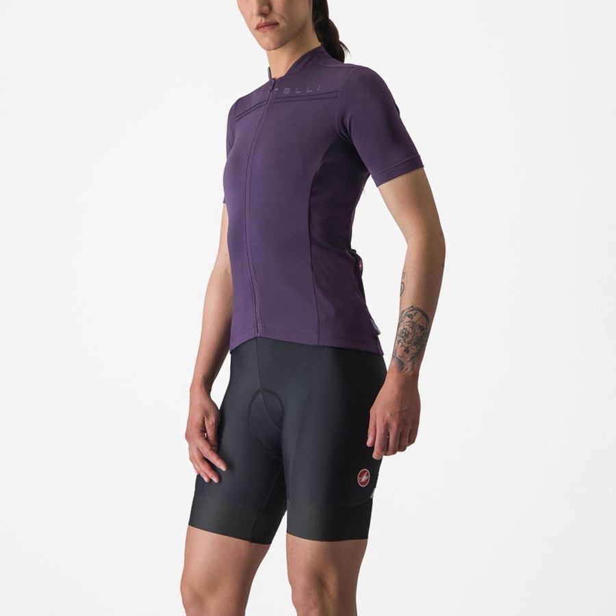 Castelli ANIMA 4 Women Jersey Purple | DL6270498