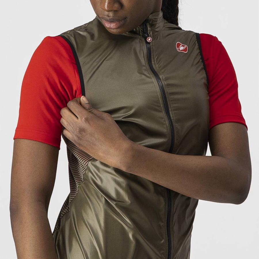 Castelli ARIA W Women Vest Brown | WS5064387