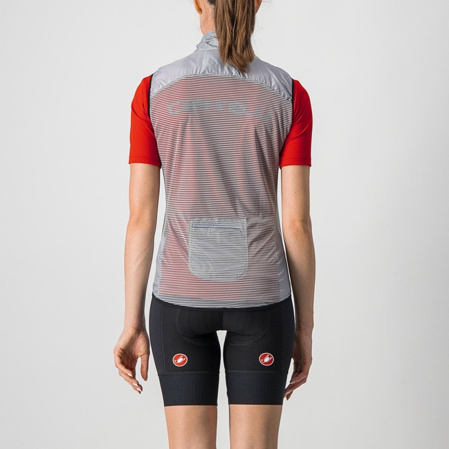 Castelli ARIA W Women Vest Silver Grey | VR2801965