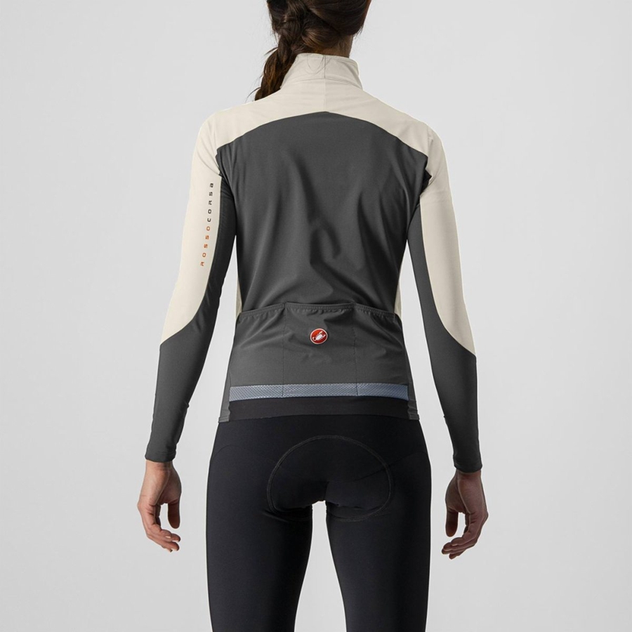 Castelli BETA RoS W Women Jackets Dark Grey | FH8417256