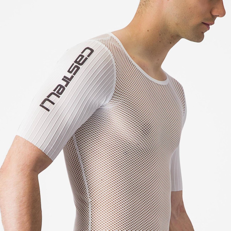 Castelli BOLERO SS Men Base Layer White | ZO5298604