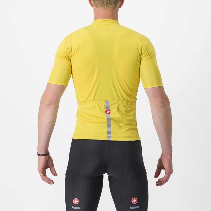 Castelli CLASSIFICA Men Jersey Yellow | RJ9685243