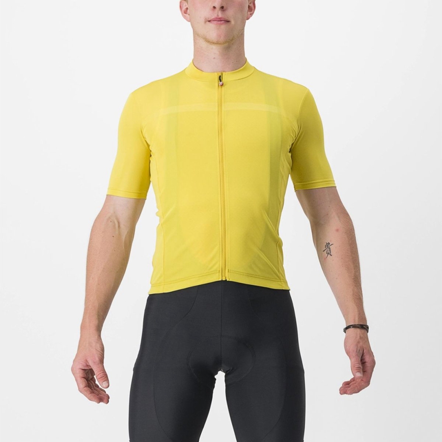 Castelli CLASSIFICA Men Jersey Yellow | RJ9685243