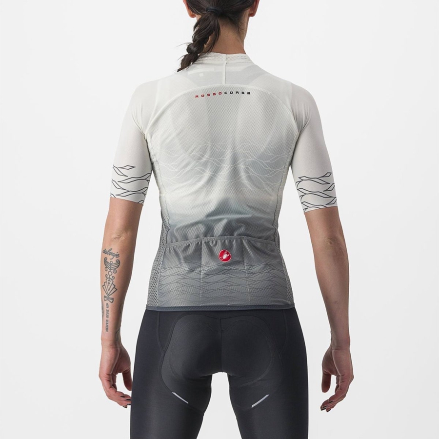 Castelli CLIMBER'S 2.0 W Women Jersey White / Olive | HI5761934