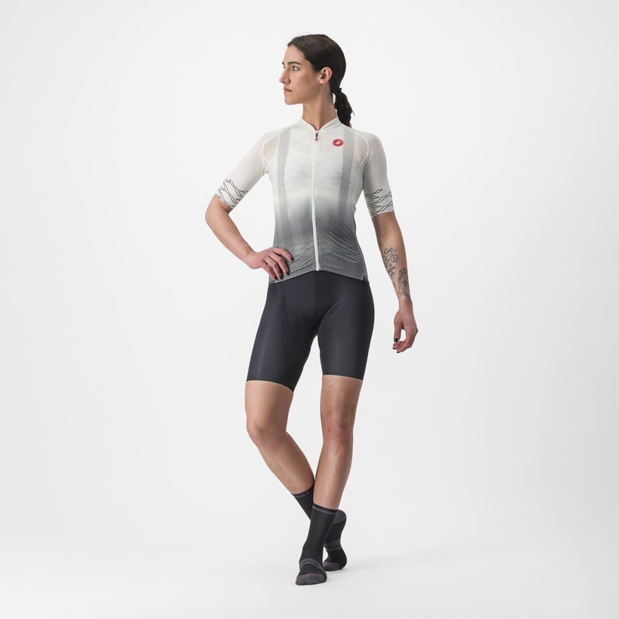 Castelli CLIMBER'S 2.0 W Women Jersey White / Olive | HI5761934