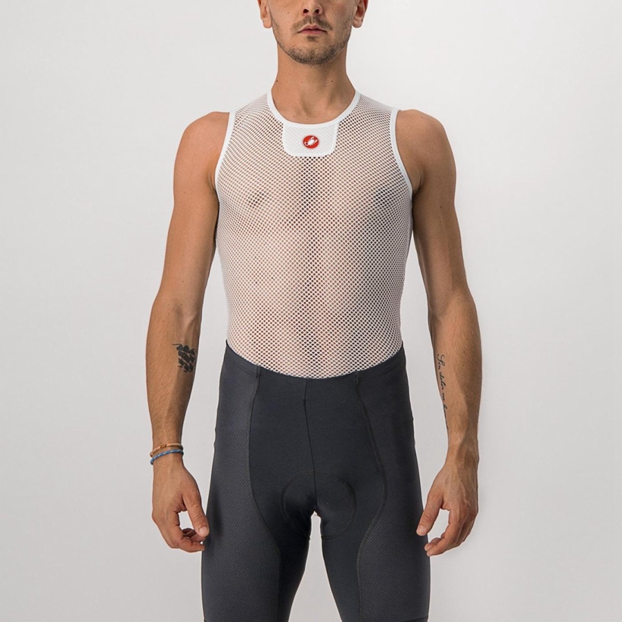 Castelli CORE MESH 3 SLEEVELESS Men Base Layer White | XF8096713