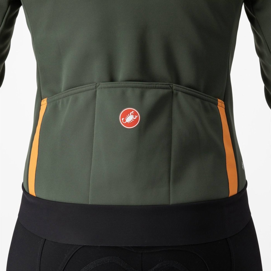 Castelli DINAMICA 2 Women Jackets Green | HI9021683