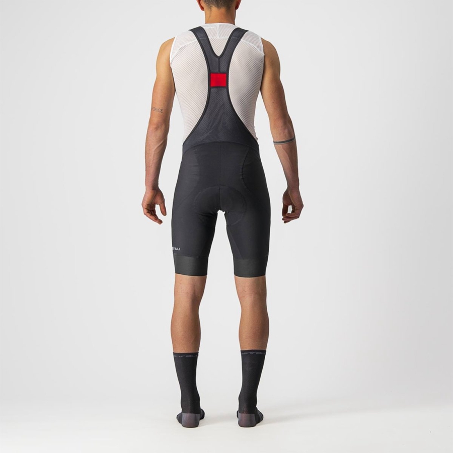 Castelli ENDURANCE 3 Men Bib Shorts Black | IS3026718