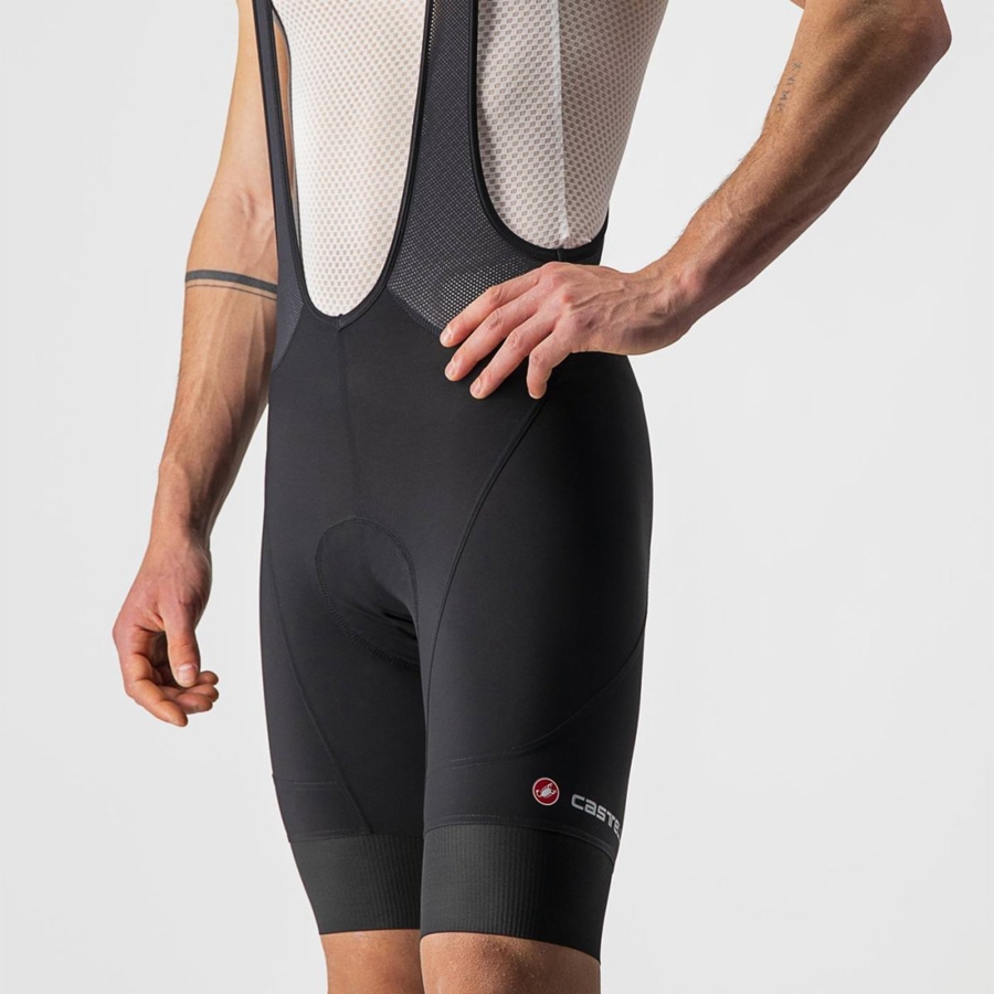 Castelli ENDURANCE 3 Men Bib Shorts Black | IS3026718