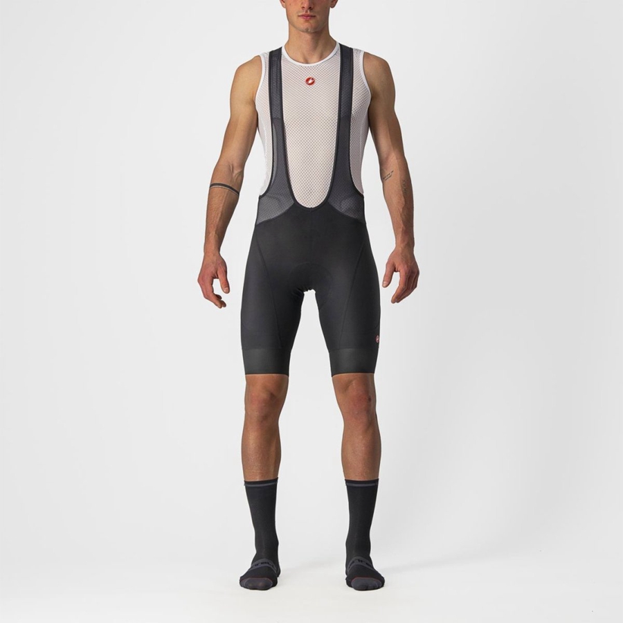 Castelli ENDURANCE 3 Men Bib Shorts Black | IS3026718