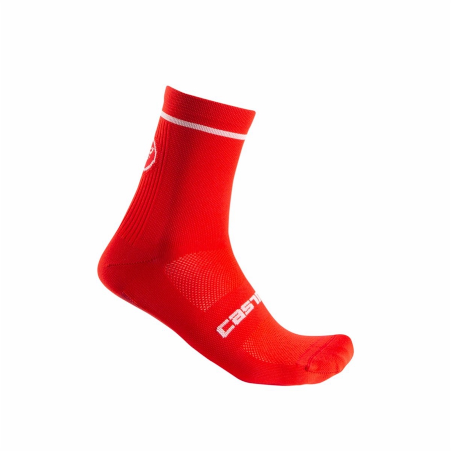 Castelli ENTRATA 13 Men Socks Red | GP6190853