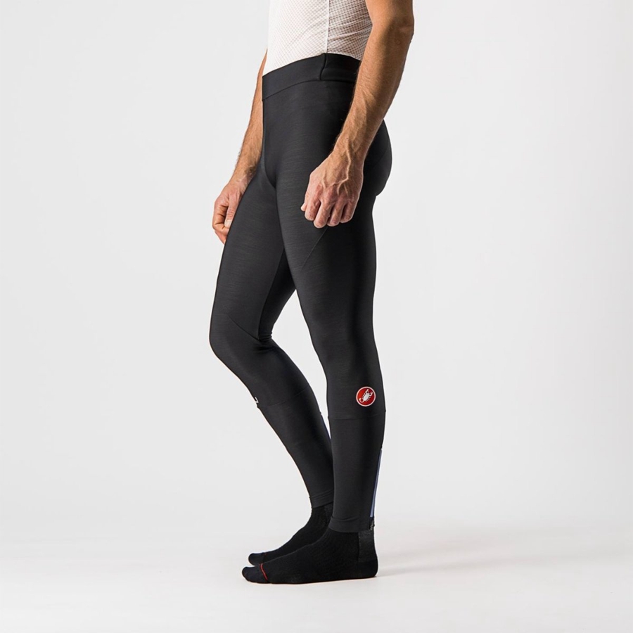 Castelli ENTRATA NO PAD Men Leggings Black | JD5748190