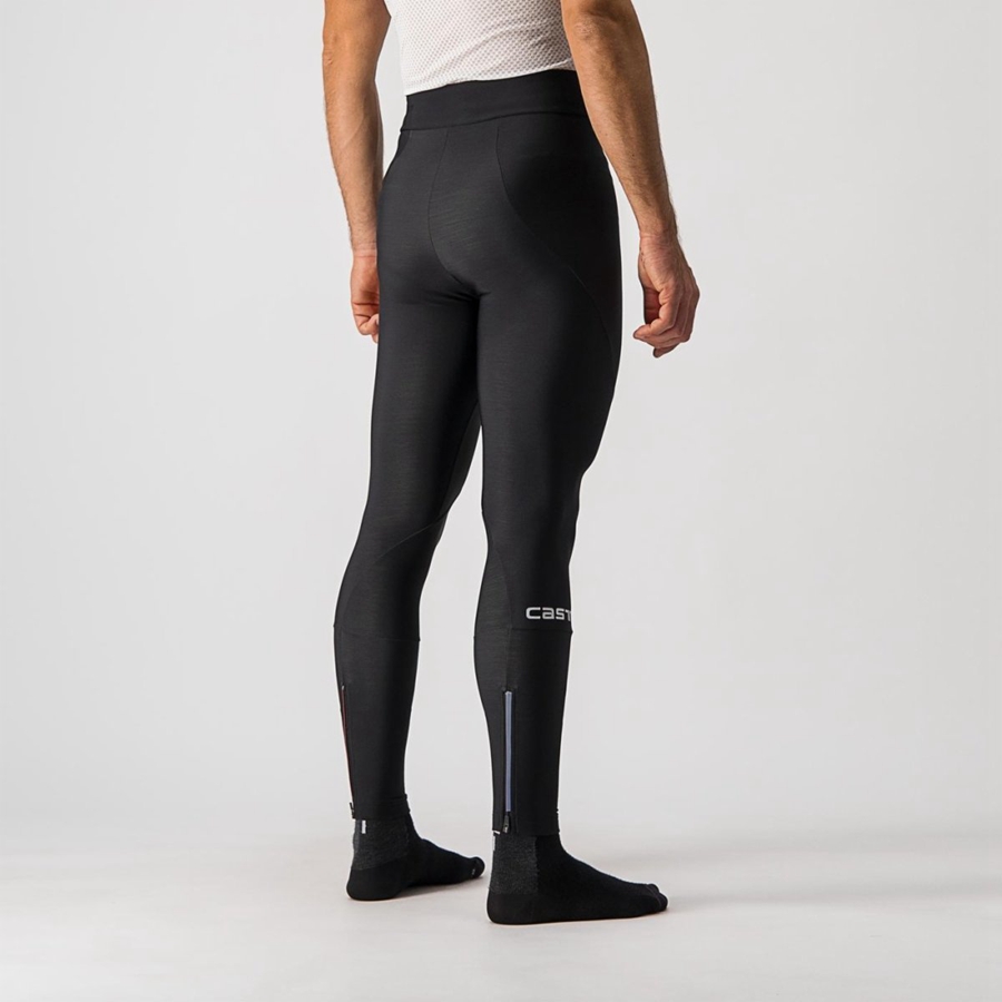 Castelli ENTRATA NO PAD Men Leggings Black | JD5748190