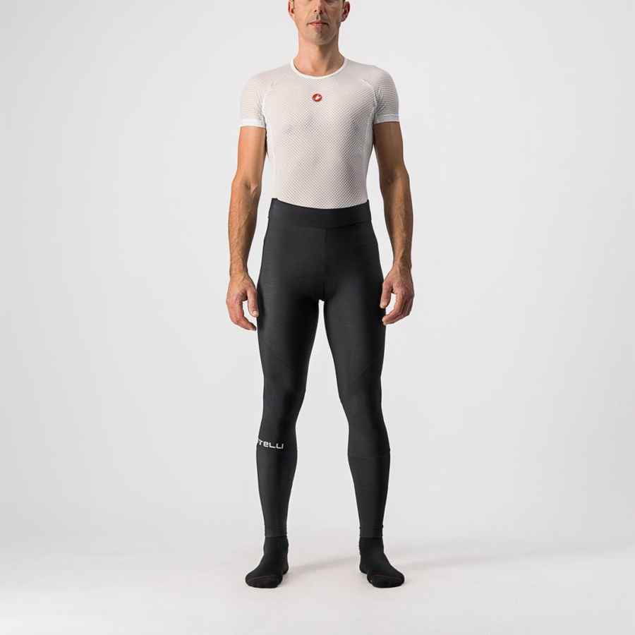 Castelli ENTRATA NO PAD Men Leggings Black | JD5748190