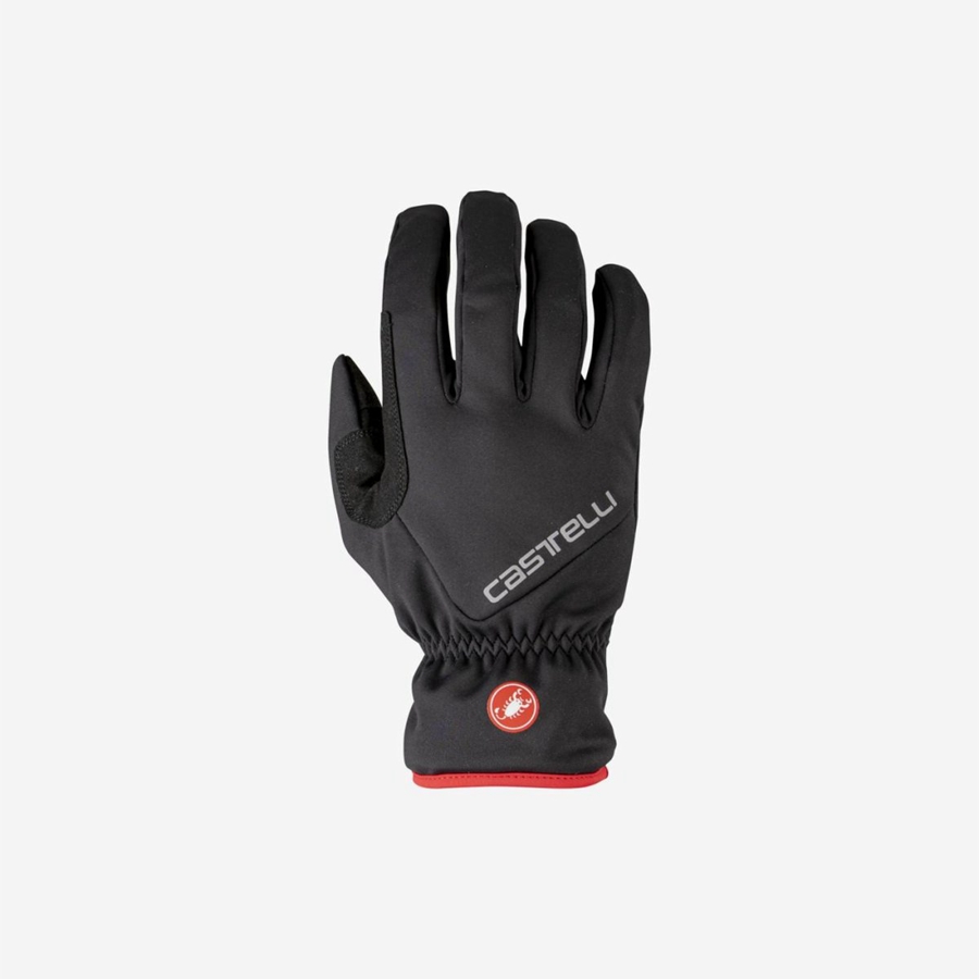 Castelli ENTRATA THERMAL Men Gloves Black | ZT2890415