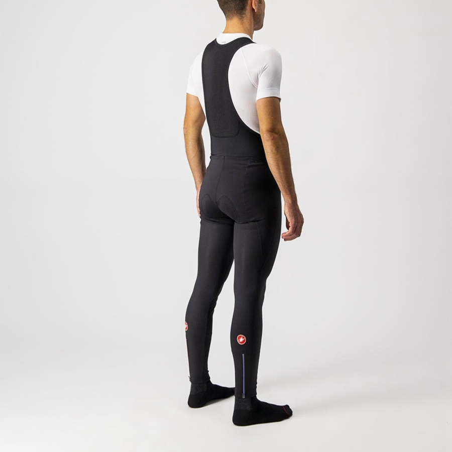 Castelli ENTRATA WIND Men Bib Tights Black | TD1849076