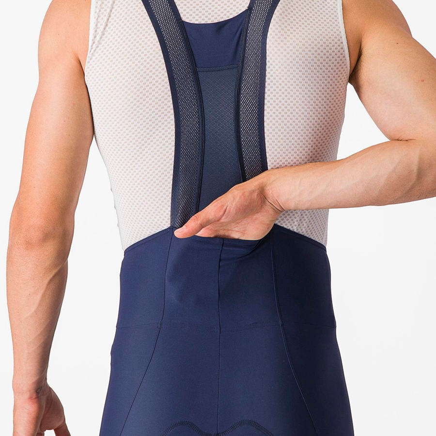 Castelli ESPRESSO Men Bib Shorts Blue | KT3678240