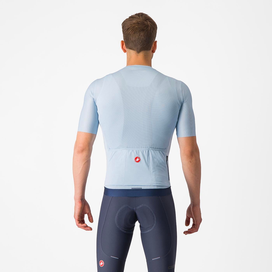 Castelli ESPRESSO Men Jersey Blue / Blue | QG6103987