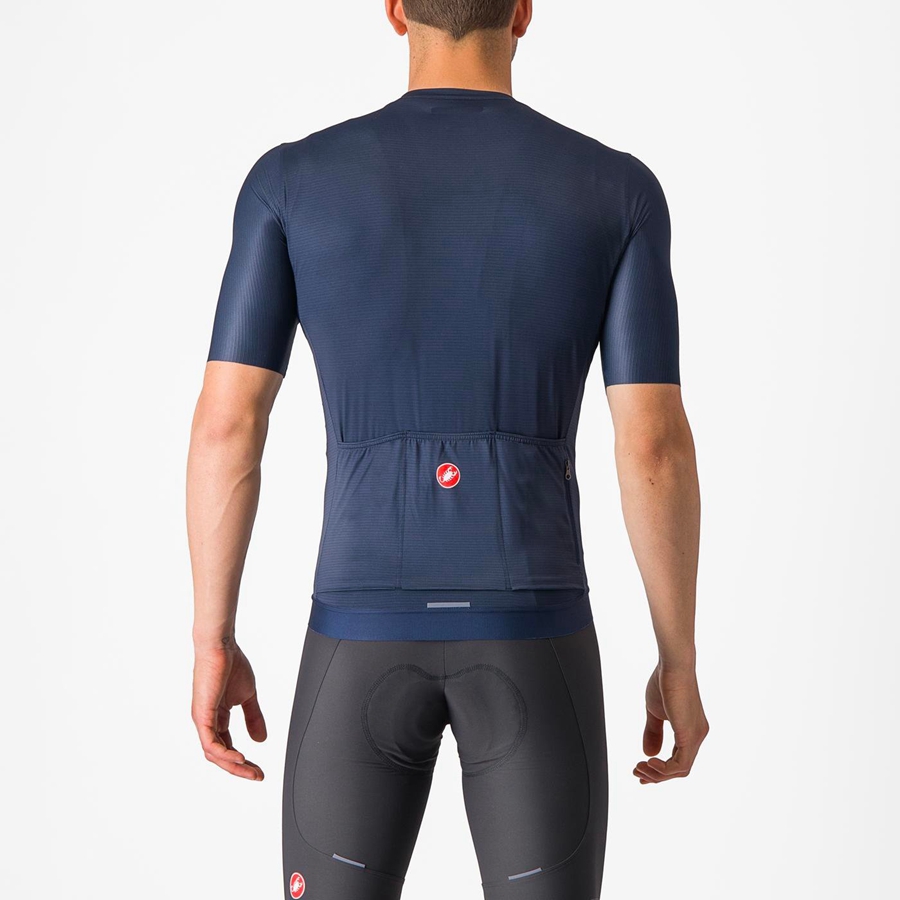 Castelli ESPRESSO Men Jersey Blue / Silver | DQ8450176