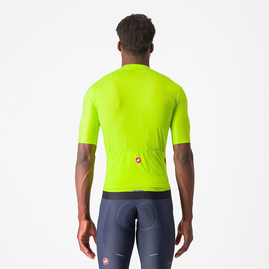 Castelli ESPRESSO Men Jersey Light Green / Deep Green | SE5769013