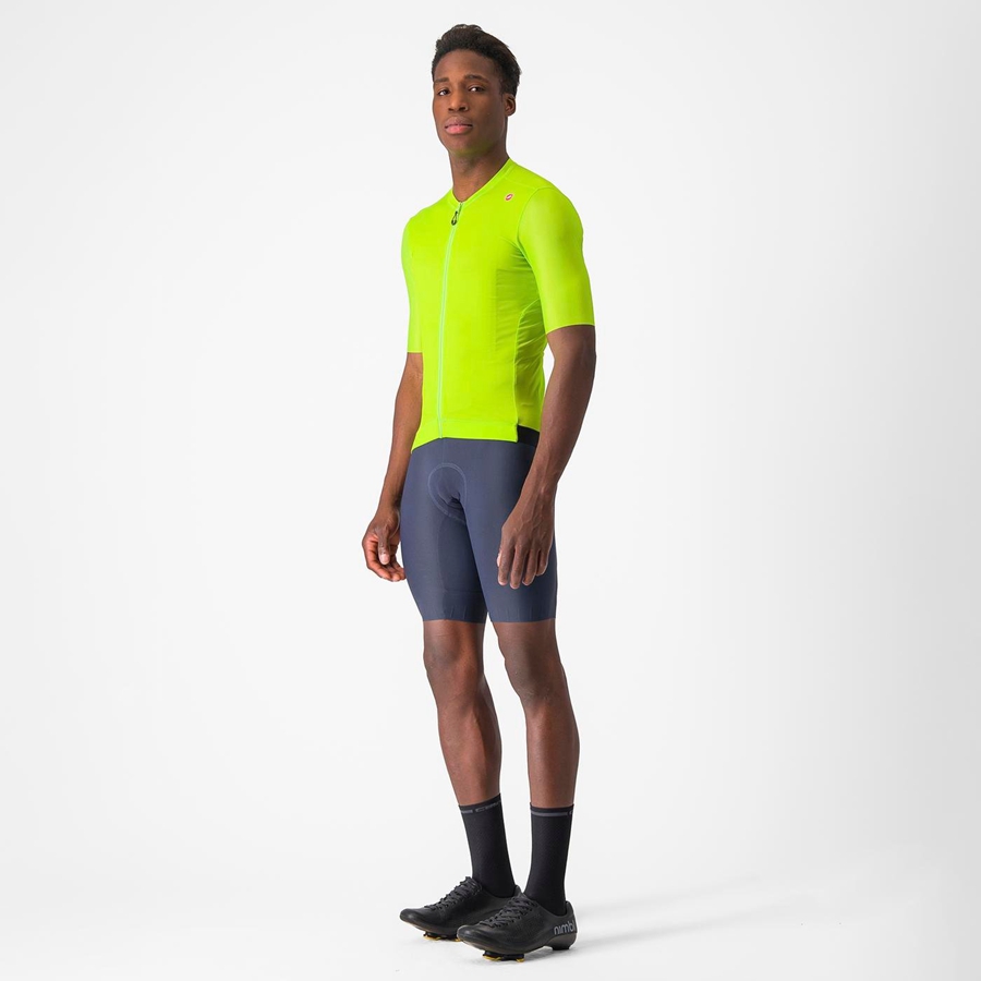 Castelli ESPRESSO Men Jersey Light Green / Deep Green | SE5769013