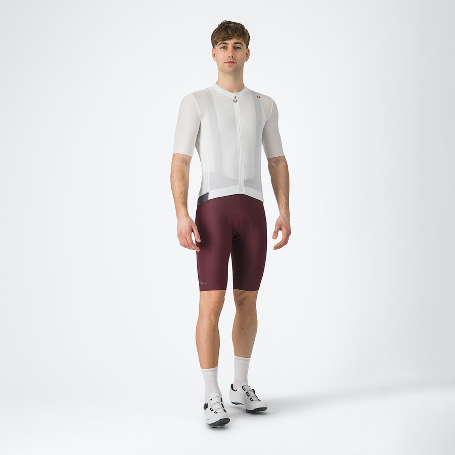 Castelli ESPRESSO Men Jersey White / Dark Grey | VJ2546138