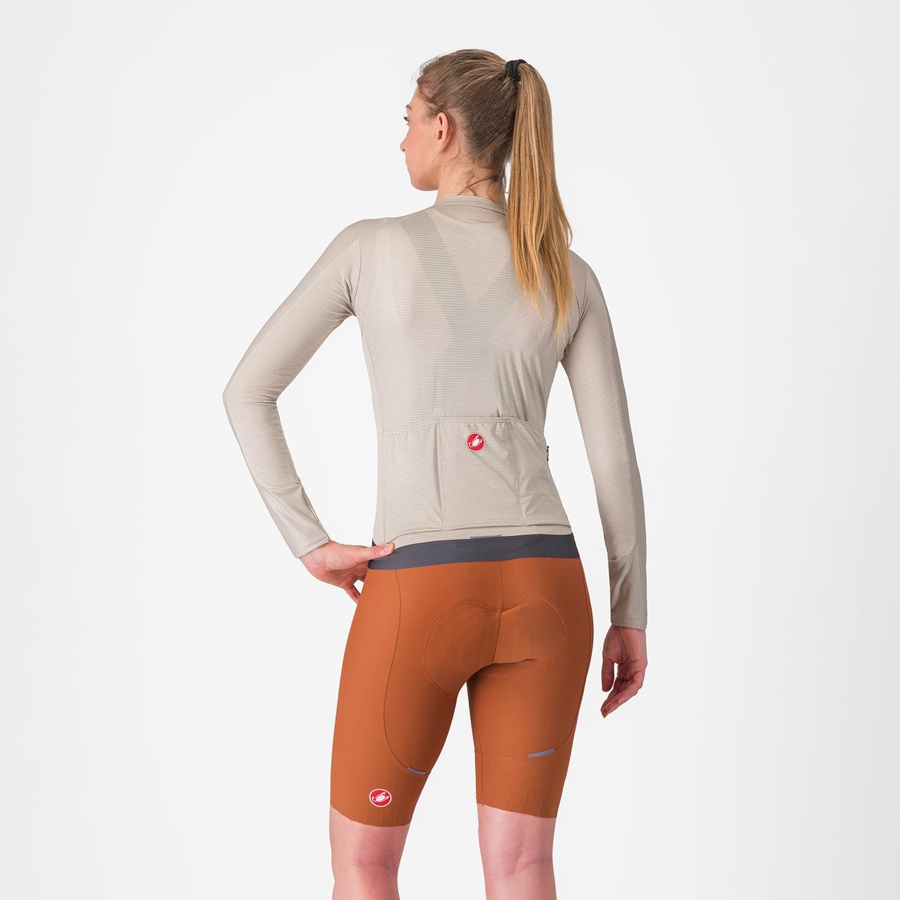 Castelli ESPRESSO W DT Women Bib Shorts Beige | PW9841302