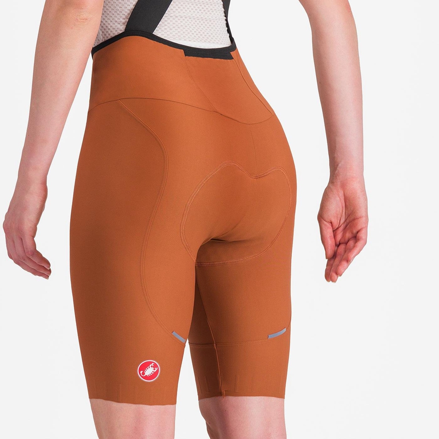 Castelli ESPRESSO W DT Women Bib Shorts Beige | PW9841302