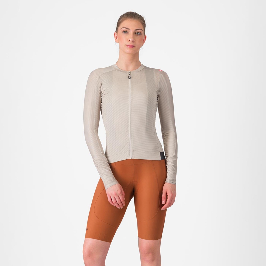 Castelli ESPRESSO W DT Women Bib Shorts Beige | PW9841302