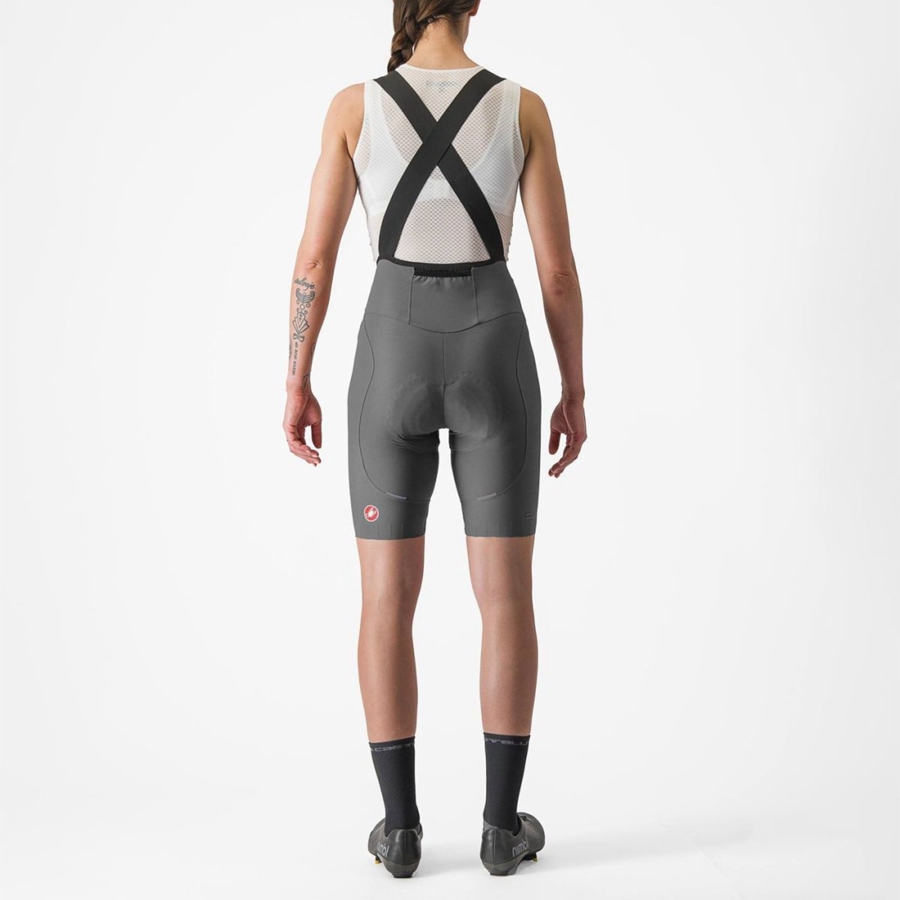 Castelli ESPRESSO W DT Women Bib Shorts Grey | GN0596231