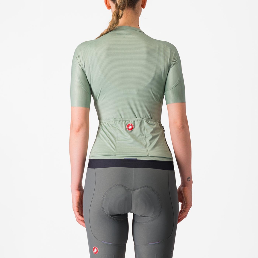 Castelli ESPRESSO W Women Jersey Green / Deep Green | CS0148692