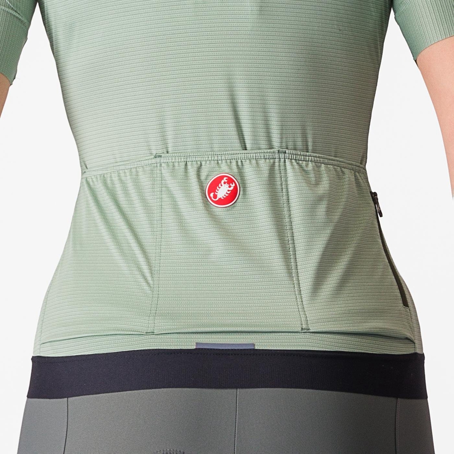 Castelli ESPRESSO W Women Jersey Green / Deep Green | CS0148692