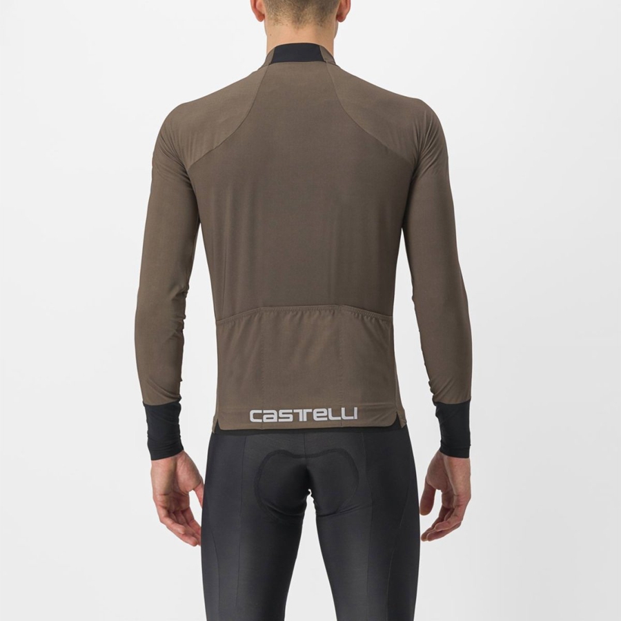 Castelli FLIGHT AIR Men Jersey Brown | EU8253091