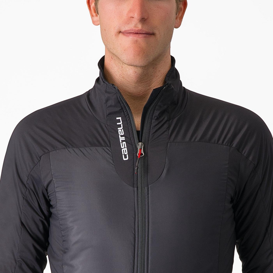 Castelli FLY THERMAL Men Jackets Black | YF0398756