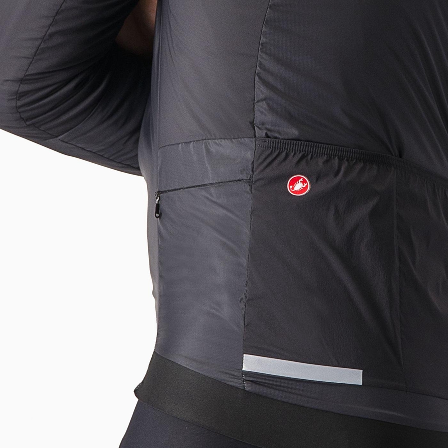 Castelli FLY THERMAL Men Jackets Black | YF0398756