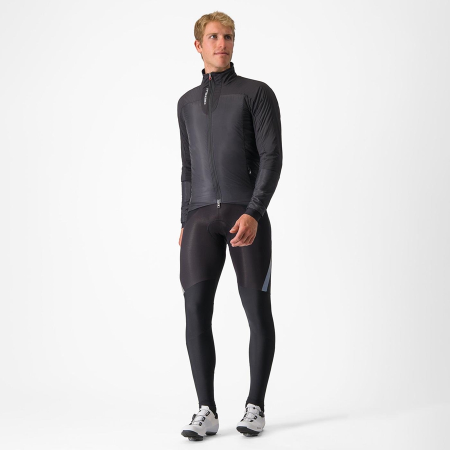 Castelli FLY THERMAL Men Jackets Black | YF0398756