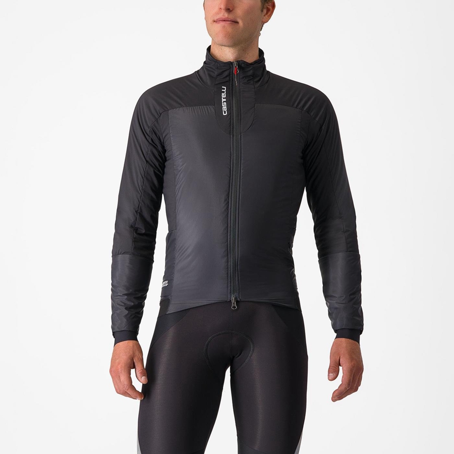 Castelli FLY THERMAL Men Jackets Black | YF0398756