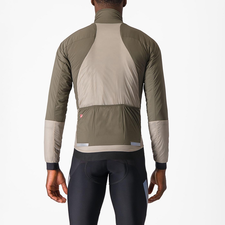 Castelli FLY THERMAL Men Jackets Green | PH6809453