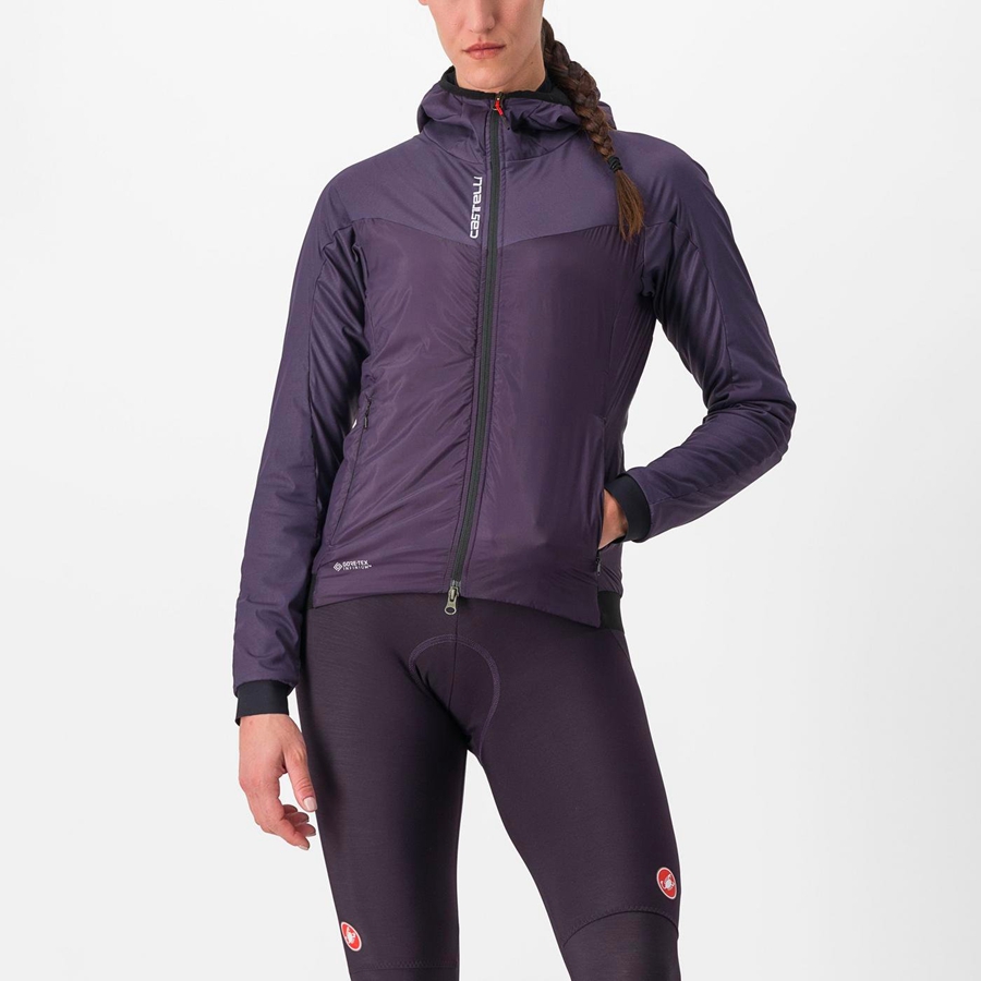 Castelli FLY THERMAL W Women Jackets Purple | WT1347598