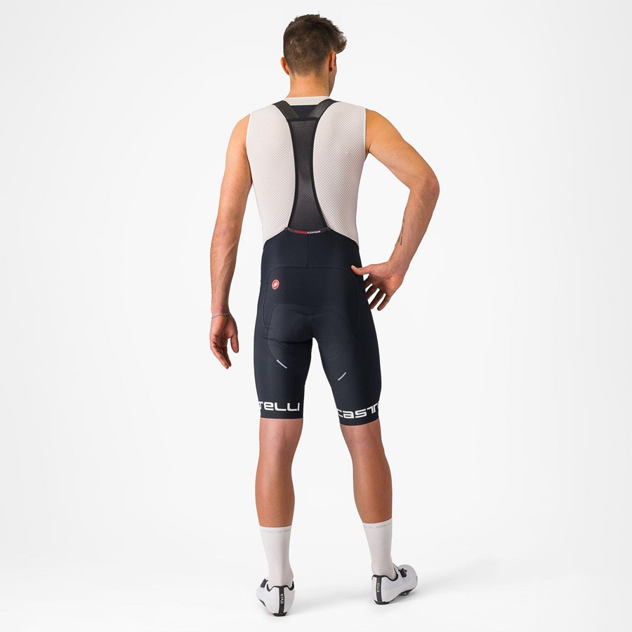 Castelli FREE AERO RC CLASSIC Men Bib Shorts Black / White | EW1758203