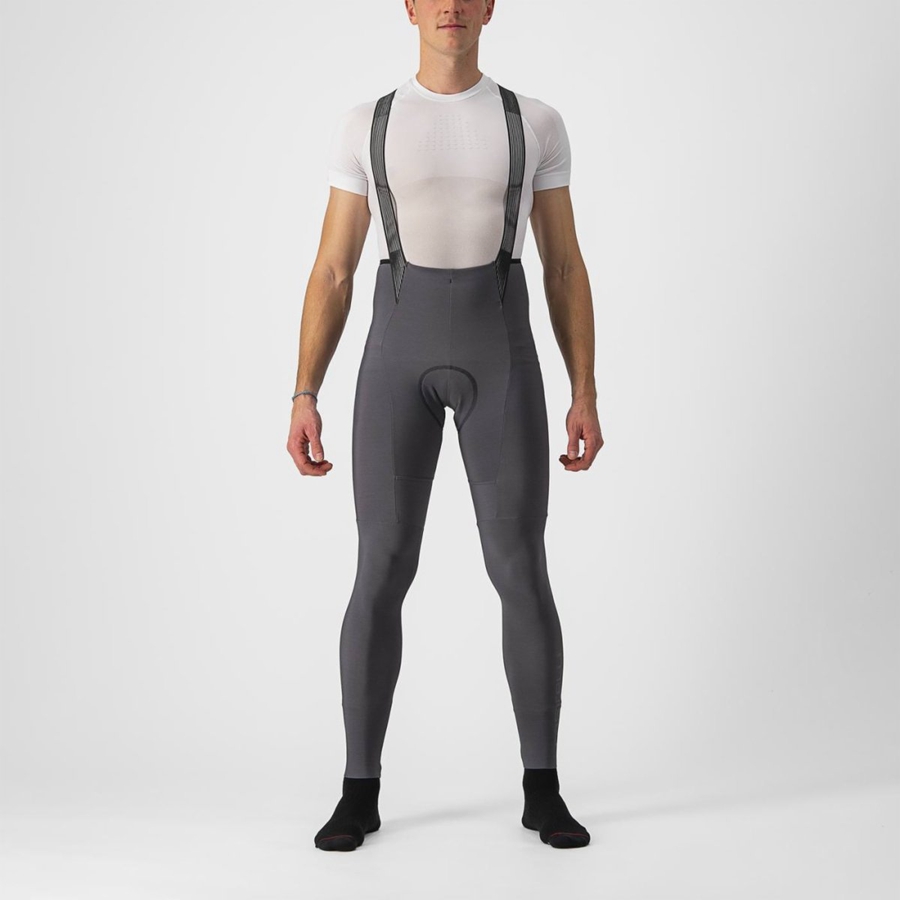 Castelli FREE AERO RC Men Bib Tights Dark Grey | OV1956230