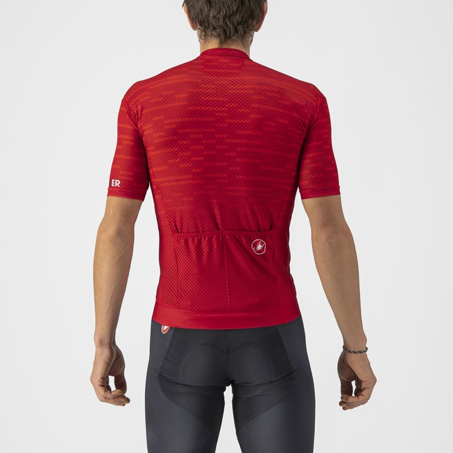 Castelli INSIDER Men Jersey Dark Red | HR8672310