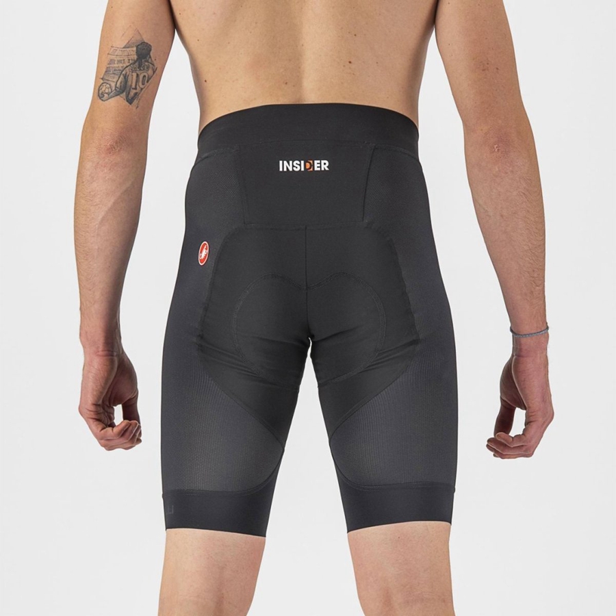 Castelli INSIDER Men Shorts Black | QO8910532