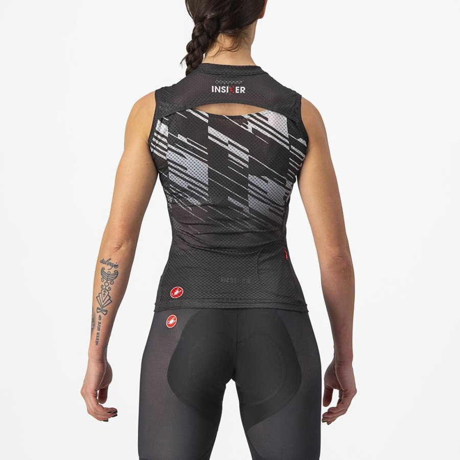 Castelli INSIDER W SLEEVELESS Women Jersey Black | EG0369172