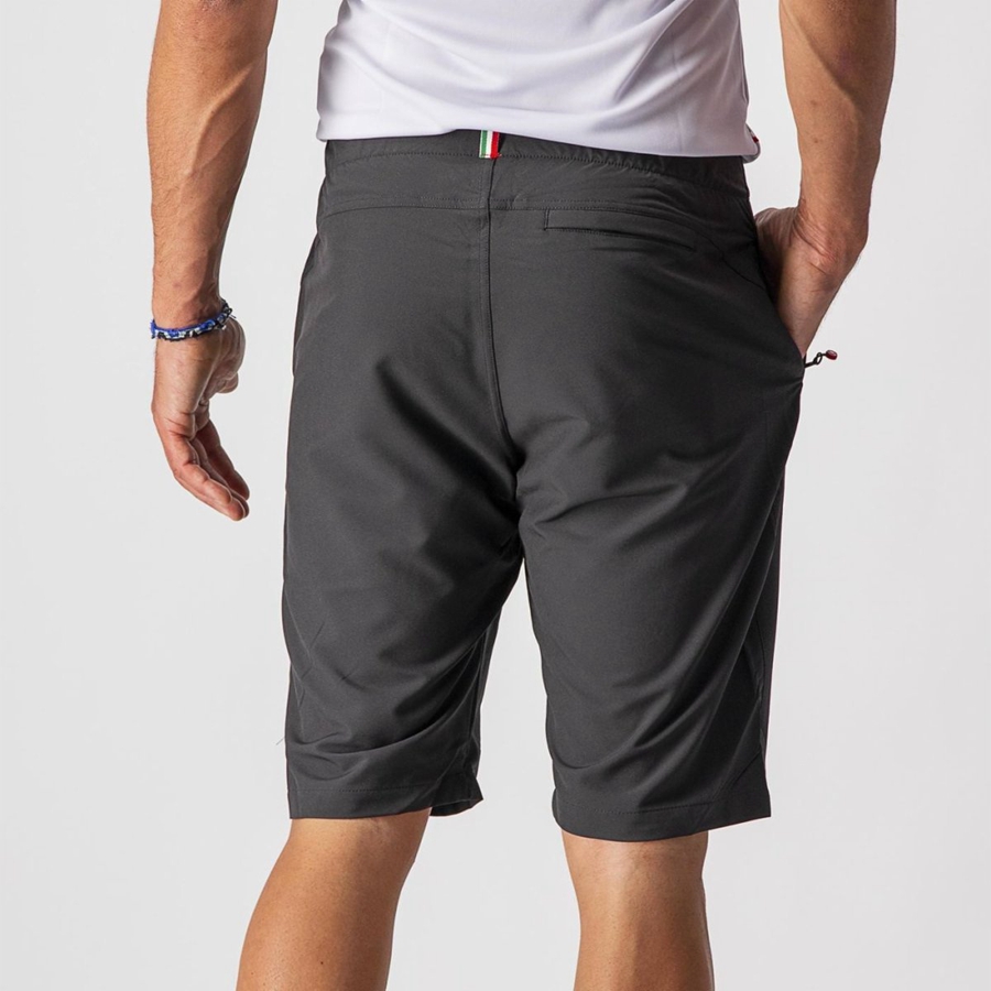 Castelli MILANO Men Shorts Black | QU5942183