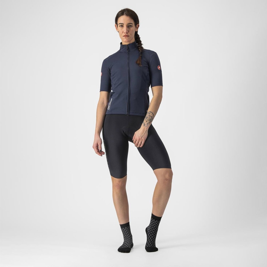 Castelli PERFETTO RoS 2W WIND Women Jackets Blue | EH6134098