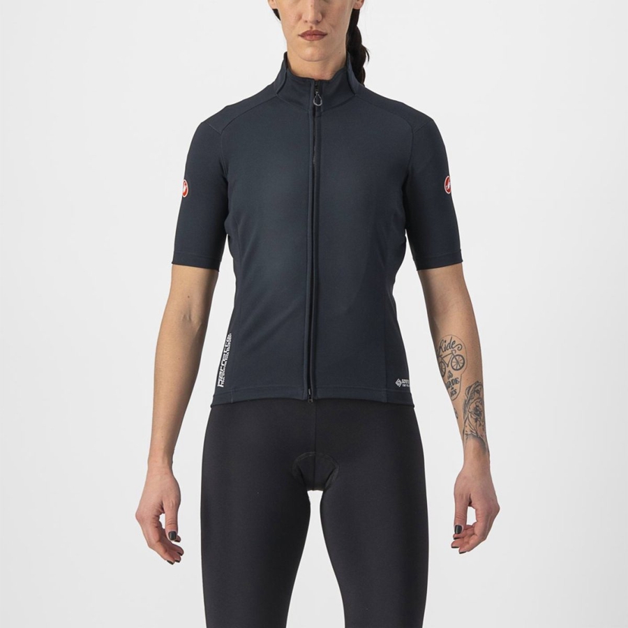 Castelli PERFETTO RoS 2W WIND Women Jackets Black | SN2513496